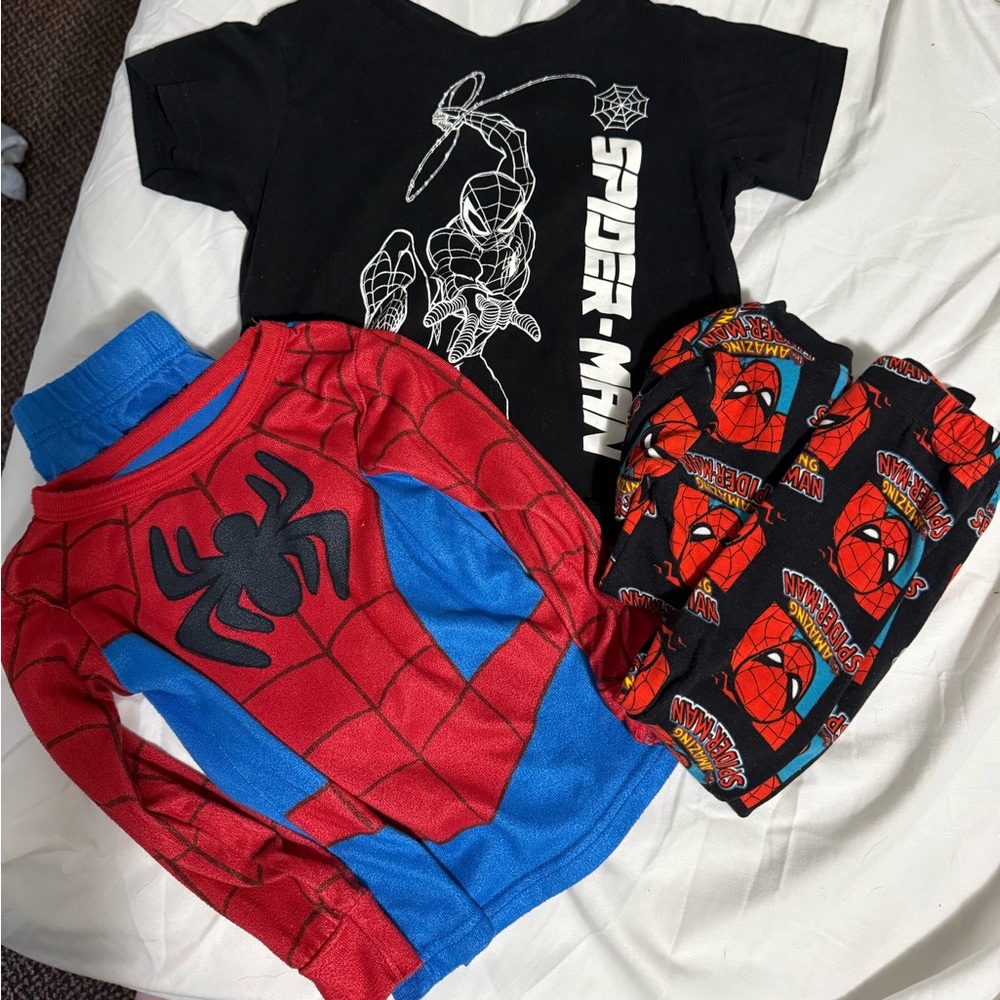 Spiderman Red and Blue Pajama Set
